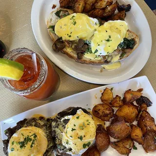 Black Bean Benedict