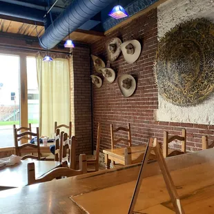 Inside the restaurant