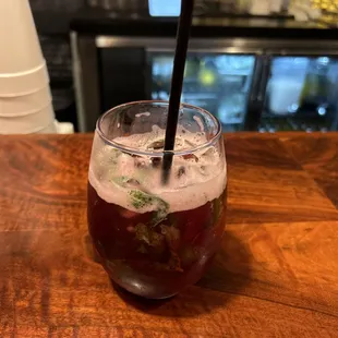 Coco run with Jamaica (something like that). The mint is my favorite.  Smooth. Questionable in writing, but boy I am glad I ordered it!