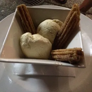 Churros and Ice Cream