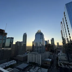 Rooftop deck view