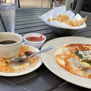 Er...that chili Relleno was here a minute ago!  So good!