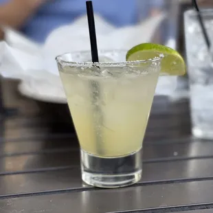 Awesome margarita, but the frozen is better value at $10...