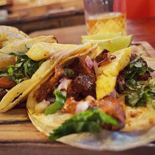 Tacos Al Pastor are delish!