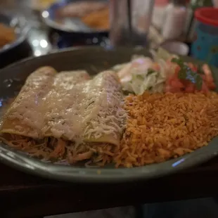 Chicken enchiladas!