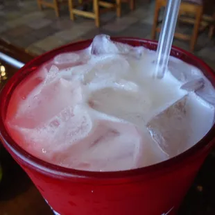 Horchata, close-up.