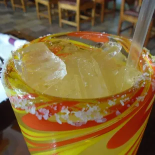 Jalapeno Margarita, close-up.