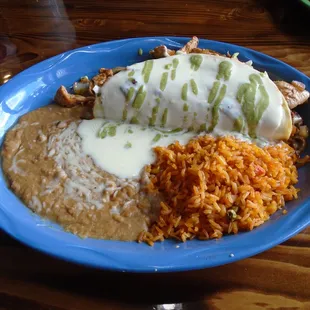 Quesadilla Rancheras lunch special.