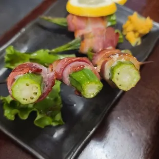 Okura Bacon Skewer  03-26-2024