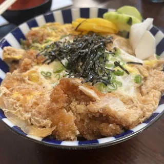 Chicken Cutlet Don Rice Bowl