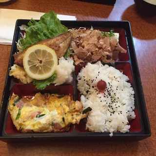 Broiled Mackerel Lunch Plate