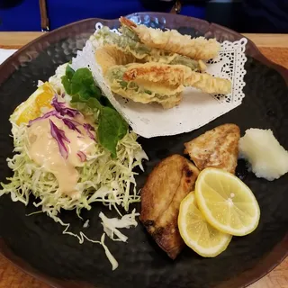 04. Tempura and Broiled Fish Lunch Combination