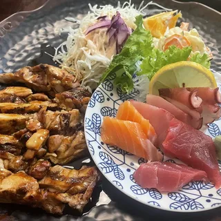 06. Sashimi and Chicken Teriyaki Lunch Combination