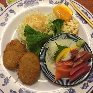 07. Sashimi and Croquette Dinner Combination