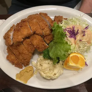Pork Cutlet Dinner Plate