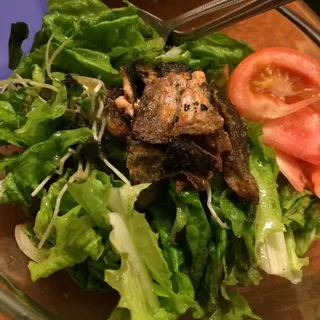 Salmon Skin Salad