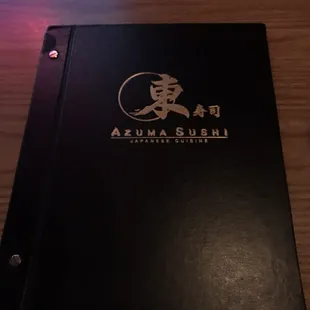 Front menu