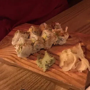 Tempura roll $6.50