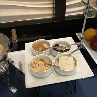 Toppings for oatmeal
