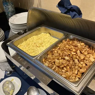 Eggs and potatoes