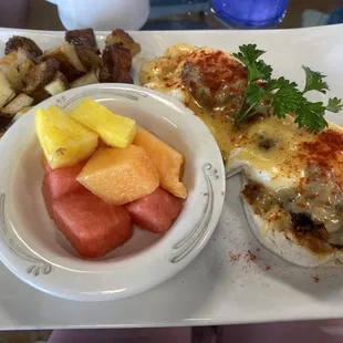 Chorizo Benedict