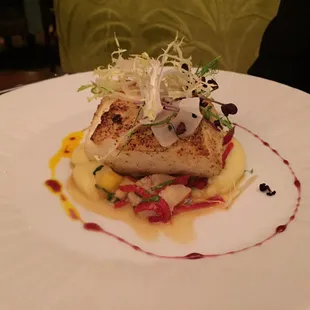 Coriander Dusted Sea Bass