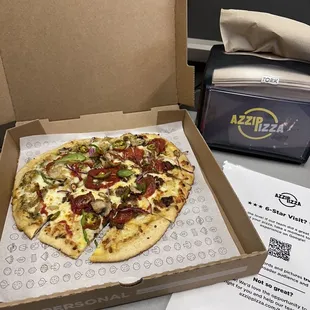 Pizza cook and cut