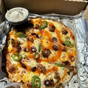 Jalapeno Face Pizza