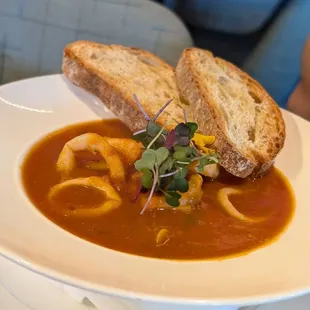 Seafood soup of the day