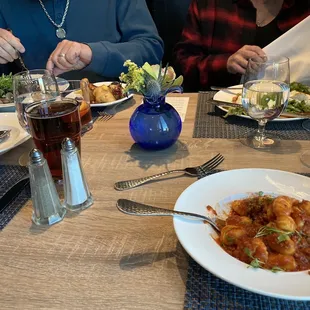 Party of four, our meal.