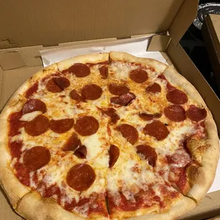 Pepperoni pizza