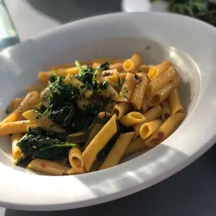 Gluten free penne pasta veganized