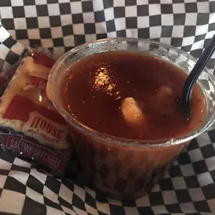 Small shrimp cocktail