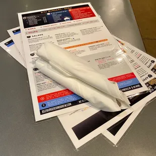 Nice setup, clean area and tables