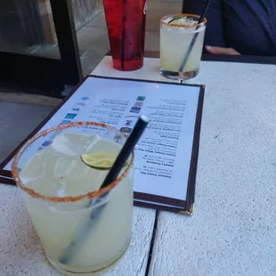 Roasted Jalapeno Margaritas