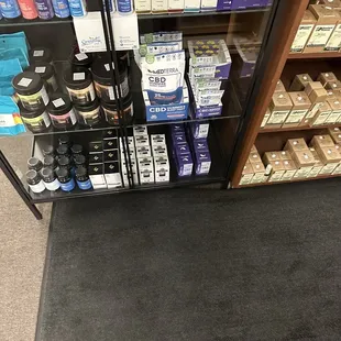 Inside where the gummies are located....