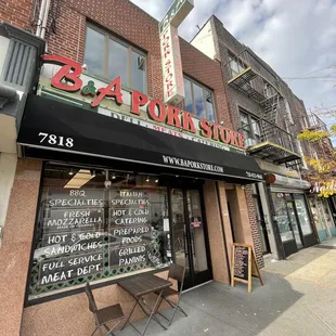 the outside of the building