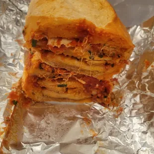 Chicken parm sandwich