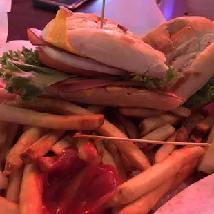 Ham Stack Sandwich