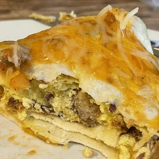 a slice of breakfast pie