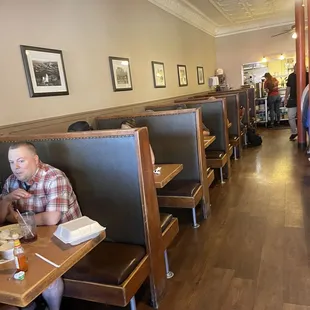 interior, sushi and sashimi