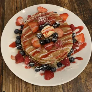 pancakes, food