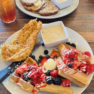 Chicken &amp; waffles