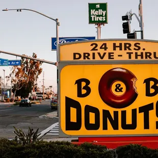 a drive thru sign