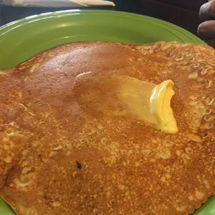 Thin and flavorful pancake.