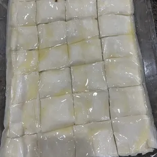 Spanakopita 
Spinach &amp; Feta Cheese