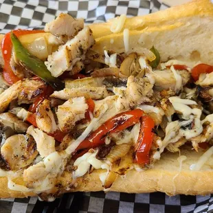 Chicken Philly sandwich. Excellent.