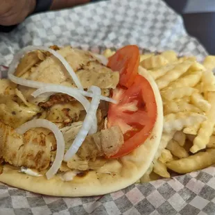 Chicken pita