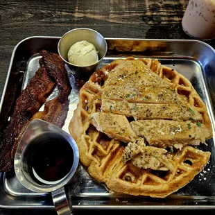 Chicken and Waffles