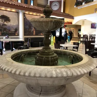 Fountain in main lobby